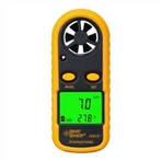 Herramientas de medición de velocidad y temperatura del viento