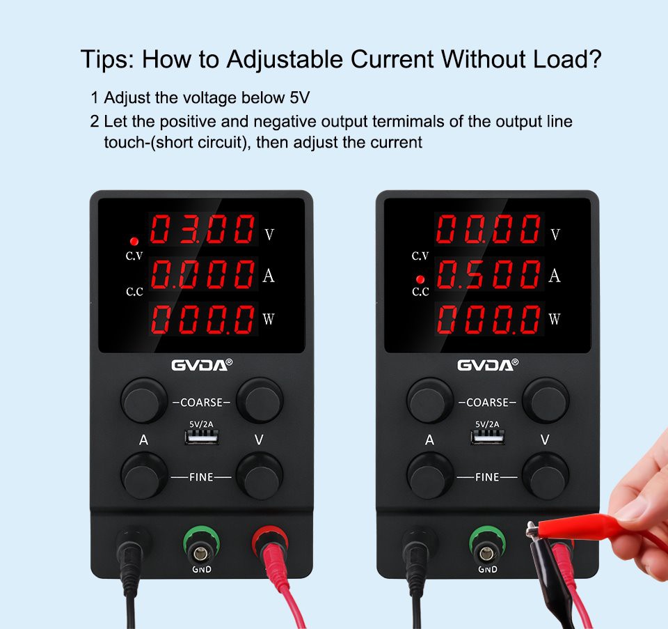9. Lab Power Supply Adjustable