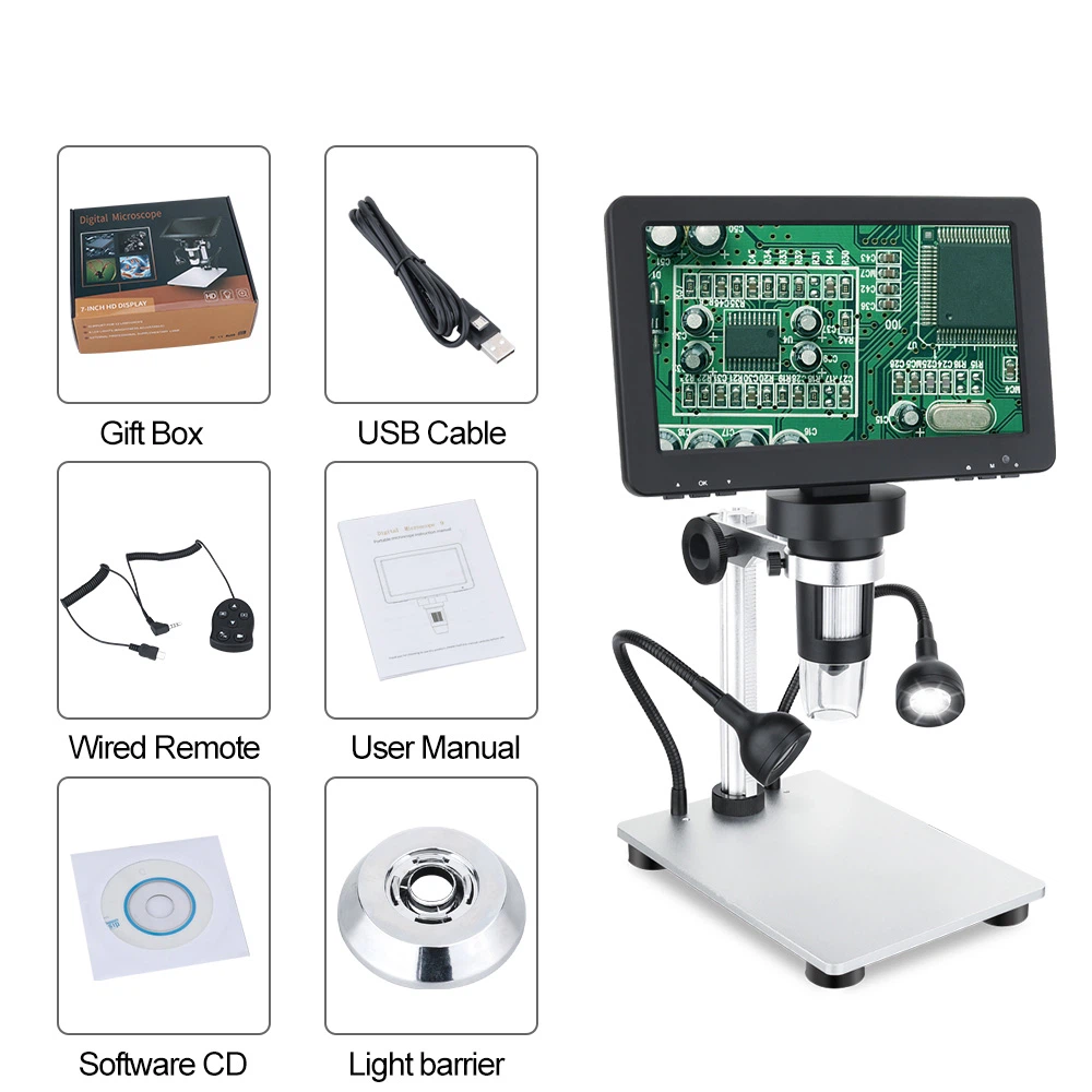 4. digital microscope with LCD