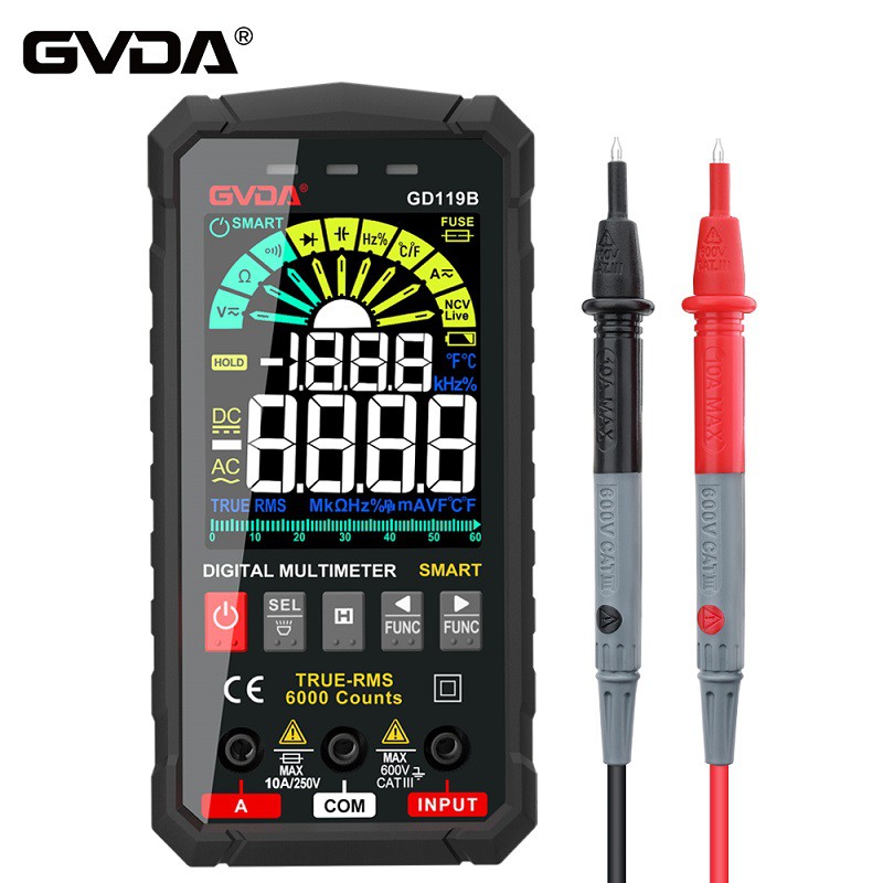 1 6000 Counts digital multimeter -