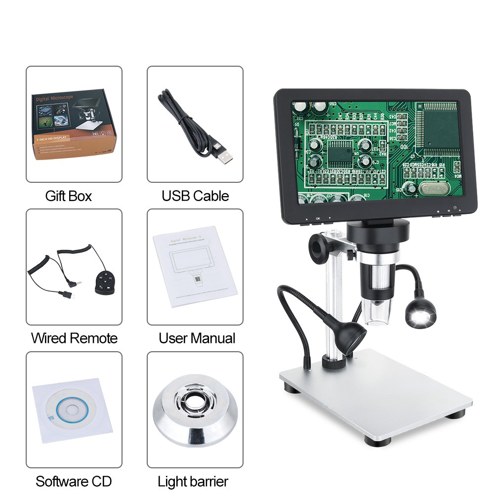 4 digital microscope with LCD