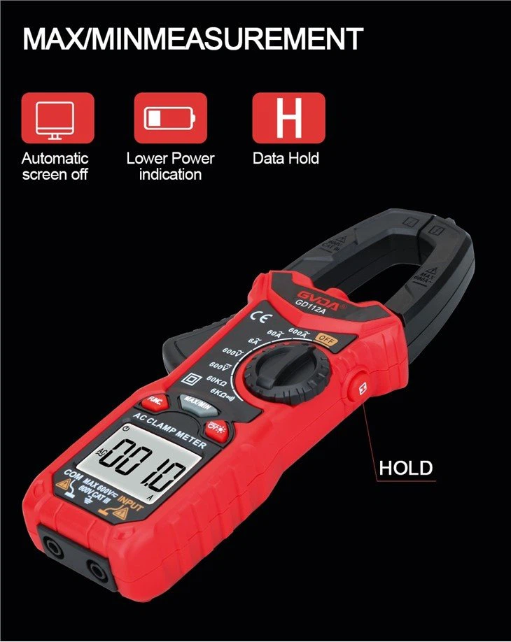 2. Manual range clamp meter