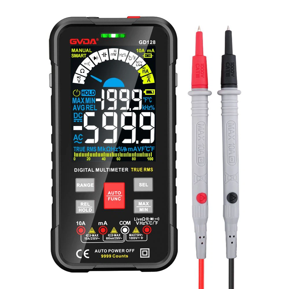 Ahora Smart Multimter GD128 estaba en existencias en el almacén de Rusia