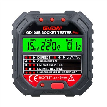 GVDA Develop One Socket Tester puede ayudarlo a detectar Polarit de Power Soc...