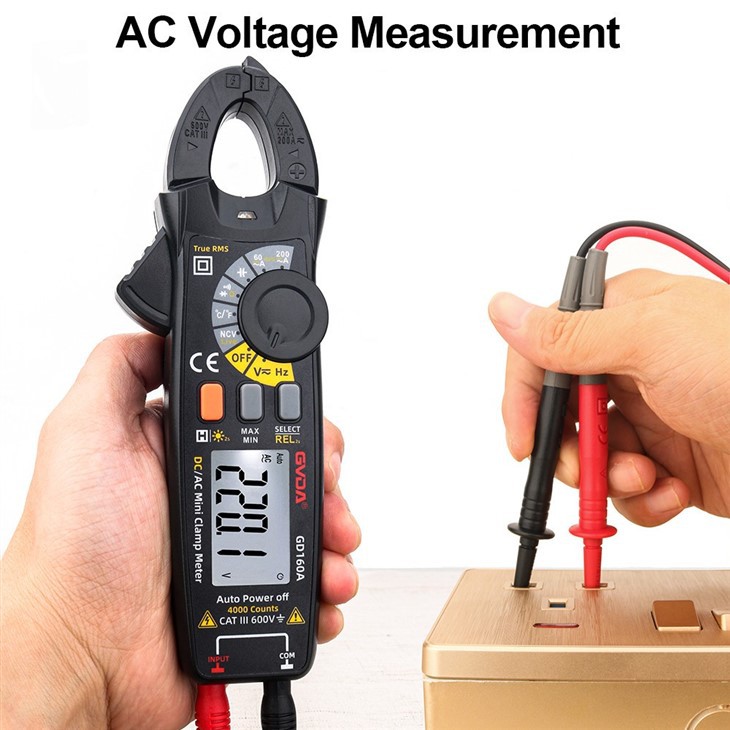 Digital Mini Clamp Meter 4000 Counts