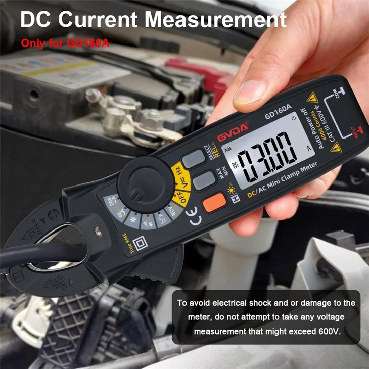 Digital Mini Clamp Meter 4000 Counts