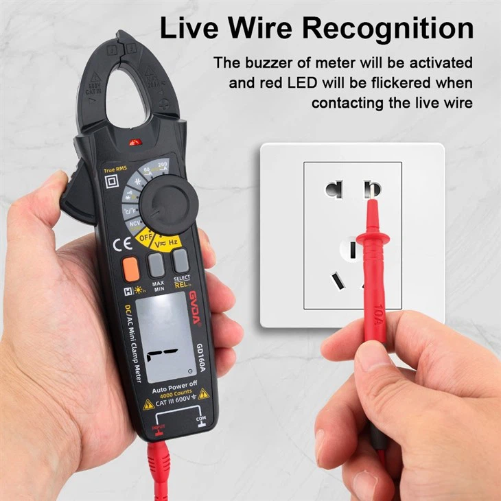 Digital Mini Clamp Meter 4000 Counts